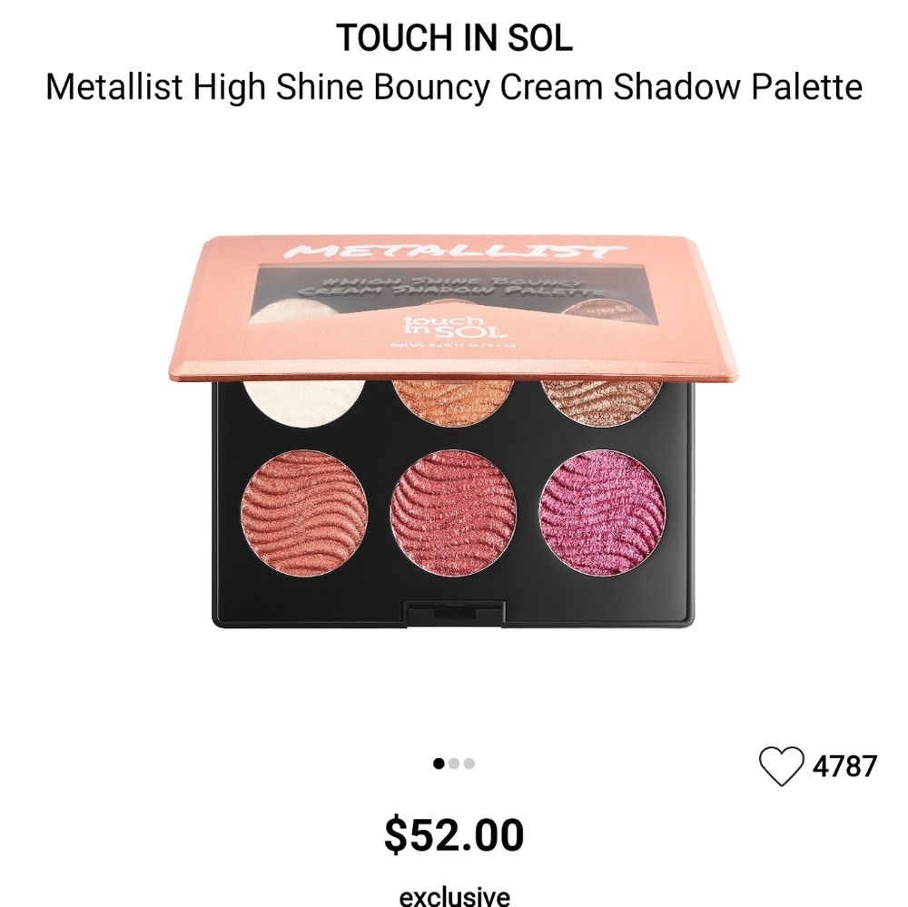 TOUCH IN SOL High shine bouncy cream shadow